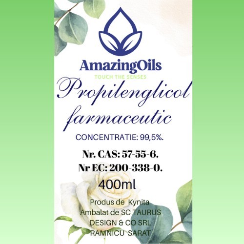 Propilenglicol 99,5%. 400ml&ndash; Solvent pentru uleiuri și parfumuri
