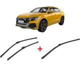 Cumpara ieftin Set 3 stergatoare AUDI Q8 (4MN, 4MT) 2018, pentru parbriz si luneta, Bosch Aerotwin