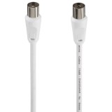 Cablu coaxial Hama 205030, 5m, Alb
