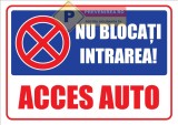 Indicator nu bloca intrarea acces vehicule