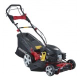 Cumpara ieftin Masina de tuns iarba pe benzina cu autopropulsie - 5 in 1 - 5CP, latime taiere 560 mm, inaltime reglabila, Raider RD-GLM12