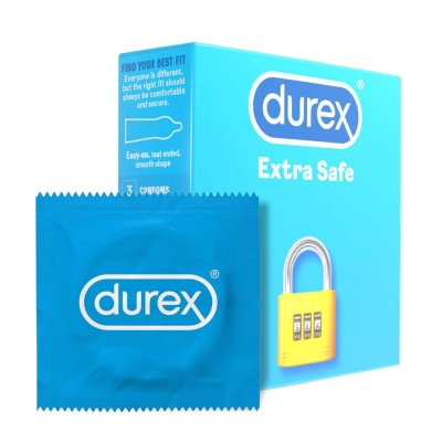 Prezervative Durex Extra Safe 3 buc foto