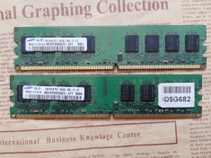 Kit memorii RAM PC 4Gb DDR2(2x2Gb) 800Mhz Samsung Dual Channel foto