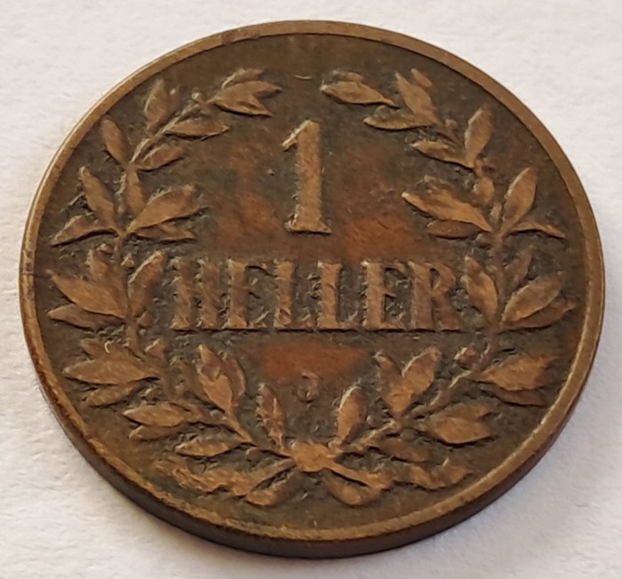 Africa de Est Germana, 1 Heller 1912