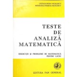 TESTE DE ANALIZA MATEMATICA. EXERCITII SI PROBLEME DE MATEMATICA PENTRU LICEU-CATALIN PETRU NICOLESCU, MADA-348646