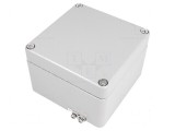 Carcasă universală aluminiu gri 120mm x 122mm x 81mm ATEX