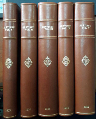 Din corespondenta familiei Bratianu-5 volume, editate in 1933-1936 foto