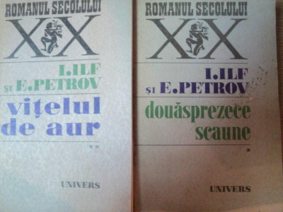 DOUASPREZECE SCAUNE VOL I , II de I. ILF , E . PETROV , 1971 foto