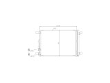 Condensator climatizare Audi A3, Q2, TT, Seat ARONA, ATECA, LEON, 2012-; TARRACO, Skoda KAMIQ, KAROQ, KODIAQ, OCTAVIA, 2012-; SUPERB, 2015-, VW ARTEO