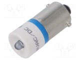 Lampă LED albastră BA9S 24V EAO OptoHiT 1 diodă