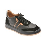 Pantofi sport FLAVIA PASSINI negri, T7, din piele naturala