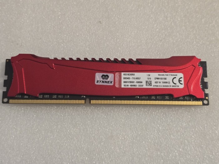 Memorie RAM desktop Kingston HyperX Savage 8GB DDR3 1600MHz HX316C9SR/8