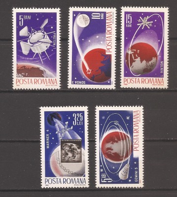 Romania 1965, LP. 619 - Cosmonautica II, MNH foto