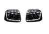 Set faruri tuning SUZUKI JIMNY (FJ), 09.1998-12.2018, dynamic indicator; H1+H3; crom, fumuriu; TUNING; halogen,