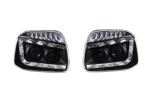 Set faruri tuning SUZUKI JIMNY (FJ), 09.1998-12.2018, dynamic indicator; H1+H3; crom, fumuriu; TUNING; halogen,