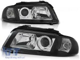 Set de faruri de tuning cu lentile potrivit pentru Audi A4 B5 01.1999-09.2000 sedan/combinate, stanga si dreapta Performance AutoTuning