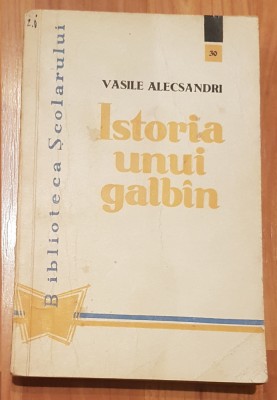 Istoria unui galbin de Vasile Alecsandri foto