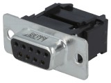 Mufă mamă D-Sub PIN 9 pentru cablu-bandă IDC 5A 250V 20m&Omega; DFR
