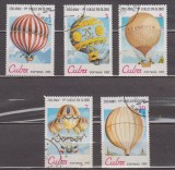 A12 S3 1 - Timbre foarte vechi - Cuba - aviatie - dirijabile, Stampilat