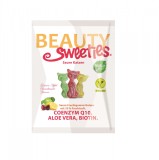 Jeleuri gumate cu suc din fructe, coenzima Q10, aloe vera si biotina 125g, BEAUTY SWEETIES