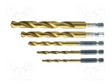 Set burghie metal &Oslash; 4-10mm 5buc H&Ouml;GERT TECHNIK