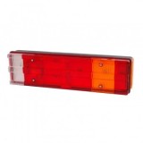 Lampa Spate Universala 12/24V 8 Functii cu Cablaj, Tip Mercedes Atego Vario, Omologare E9, 465x130mm