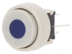 Comutator Tastatură Albă cu LED Albastru DPDT 0,1A/30VDC