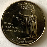 AMERICA QUARTER 1/4 DOLLAR 2008 LITERA P.(Monarhul Hawaian Regele Kamehameha),BU, America de Nord, Cupru-Nichel