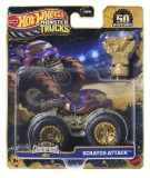Hot wheels monster truck 50 bigfoot trophy champions masinuta scratch attack scara 1 la 64
