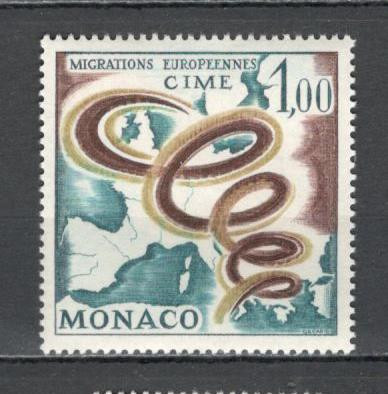 Monaco.1967 Comitetul ptr. emigrare in Europa SM.471 foto