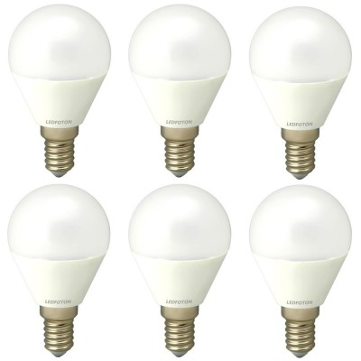 Set 6 Becuri Led E14 4W Lumina calda DLF 3041 foto