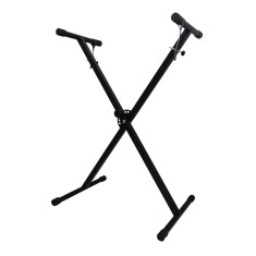 Suport orga Geepas, structura otel, pliabil, Negru