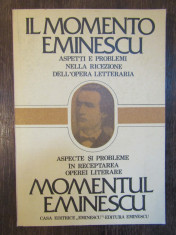 MOMENTUL EMINESCU - LUISA VALMARIN, VALERIU RAPEANU foto