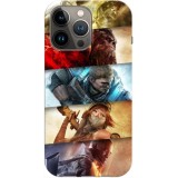 Husa Apple iPhone 13 Pro Max model Xbox Games, Silicon, TPU, Viceversa, Transparent, Carcasa