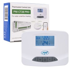 Aproape nou: Unitate comanda termostat PNI CT28 PRO fara fir, pentru incalzire in p
