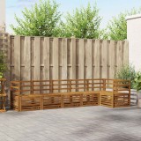 vidaXL Seturi de canapele 6 pcs natural Lemn Solid de Acacia 3374869