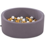 Cumpara ieftin Set piscina si bile Havuzu 150 Gri 85x85x30 cm
