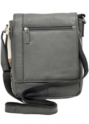 Borseta de Umar Barbati Hunter, din Piele Nappa Neagra, Curea Reglabila, 24x25x6 cm - Eleganta si Functionalitate Premium foto