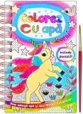 Cumpara ieftin Colorez Cu Apa: Unicorni + Pensula, - Editura Flamingo