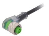 Cablu M12 pentru senzori, 4 pini, unghi, 5m, IP67, MURRELEKTRONIK
