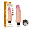 Vibrator Realistic Lovetoy Softee 18cm, 10 Vibratii, Material TPE, Rezistent la Apa