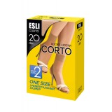 Șosete 1/2 Damă Lycra, Corto 20 Den - Nero, 36-39 (23-25)