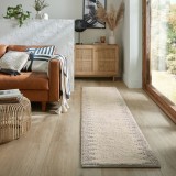 Cumpara ieftin Covor traversa Minerals Border Negru 60X230 cm, Flair Rugs