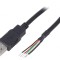Cablu USB 2.0, USB A, 2m Negru