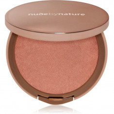 Nude by Nature Cashmere Pressed Blush fard de obraz sub forma de pudra cu efect de nutritiv culoare Desert Rose 6 g