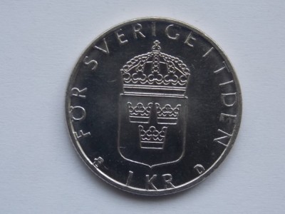 1 KRONUR 1992 SUEDIA-AUNC foto