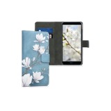 Husa pentru Huawei Y6 (2018), Piele ecologica, Albastru, 45923.02