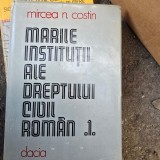 Marile institutii ale dreptului civil roman Vol 1 - Mircea Costin