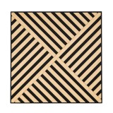 Panou acustic de perete Deco VIII cu aspect de bambus, 60x60x1,8 cm