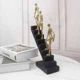Statueta Motivationala Evolutia Succes, Rasina, 30cm, Topautochei&reg; Decor Birou Acasa Cadou Ambitie Perseverenta